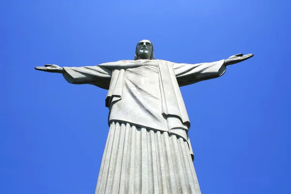 Статуя Христа в Ріо-де-Жанейро — стокове фото