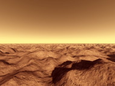 Mars - Over the Mountains clipart