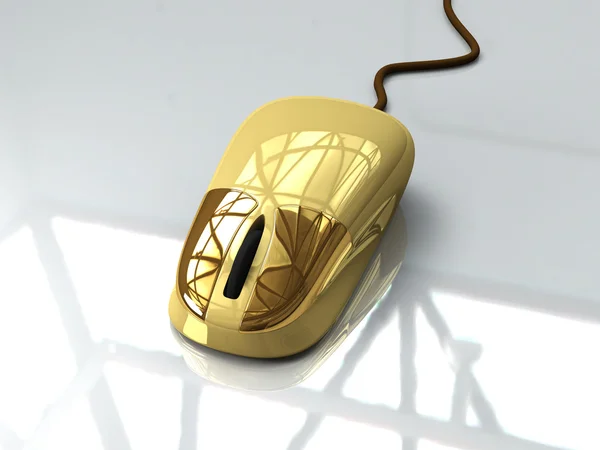 Zlatá myš — Stock fotografie