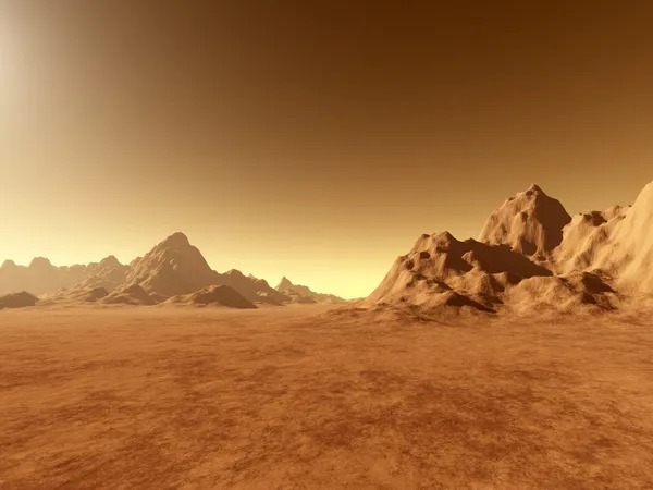 Mars - geschliffen Stockbild