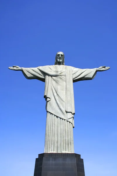 Статуя Христа в Ріо-де-Жанейро — стокове фото