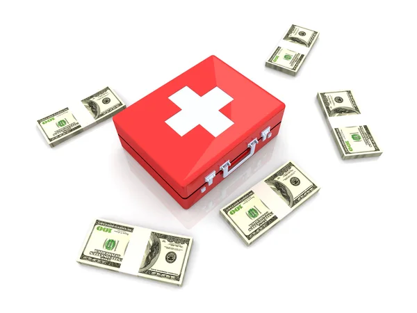 stock image Cash aid emergency