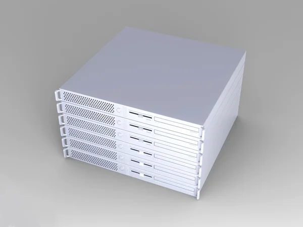 19-tums server stack — Stockfoto