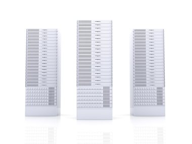 19inch Server towers clipart