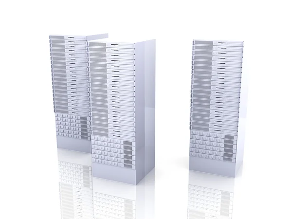 19inch Server towers — Stock Photo, Image