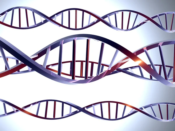 ADN metálico — Foto de Stock