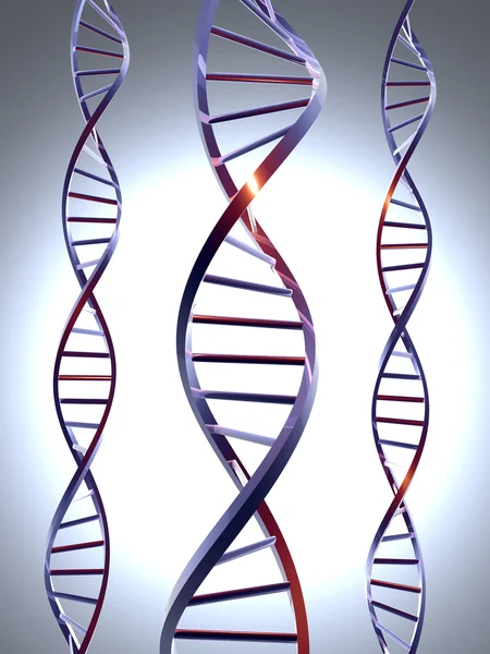 DNA de metal — Fotografia de Stock
