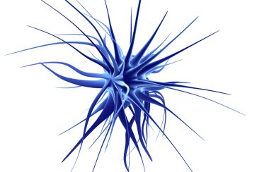 Neuronal cell cluster clipart