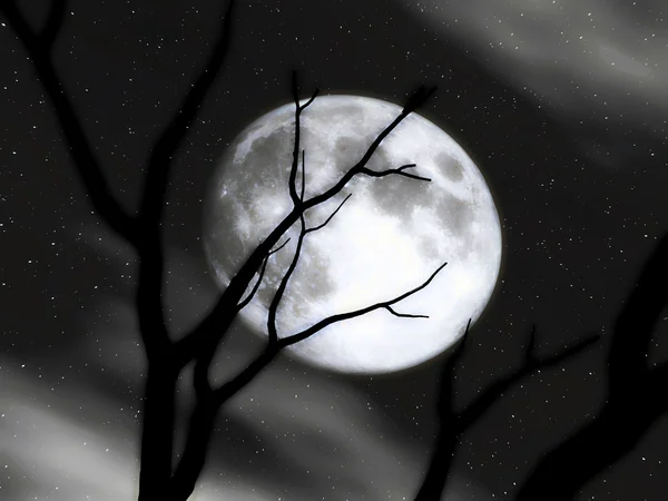 Moon Scenery — Stock Photo, Image