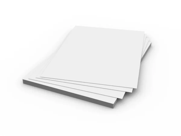 Folhas de papel — Fotografia de Stock