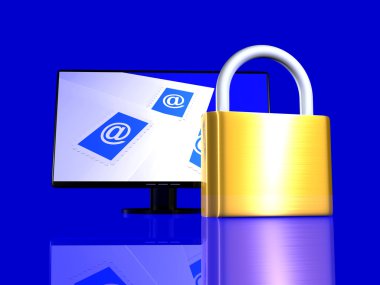 Secure Email clipart