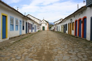 Street in Parati clipart