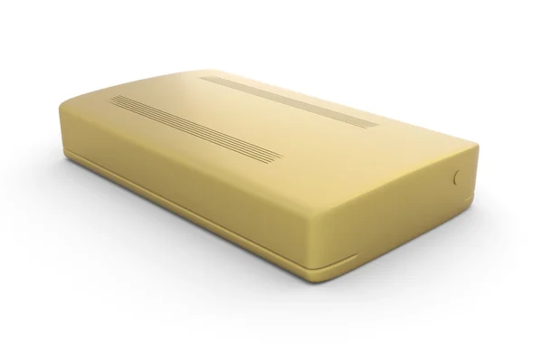 金黄的硬盘 — 图库照片