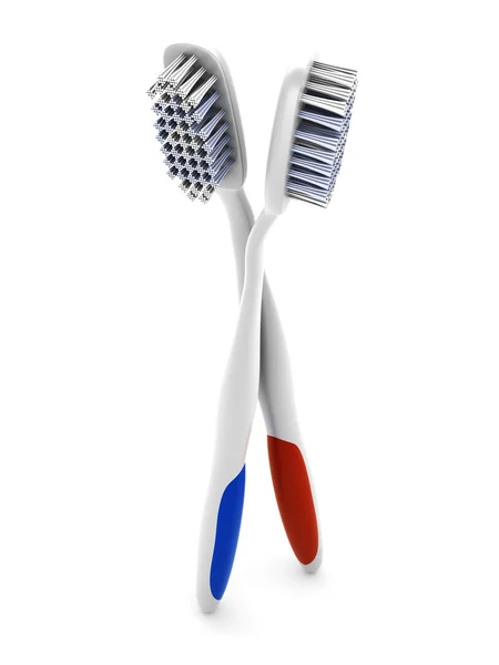 Tandenborstel paar — Stockfoto