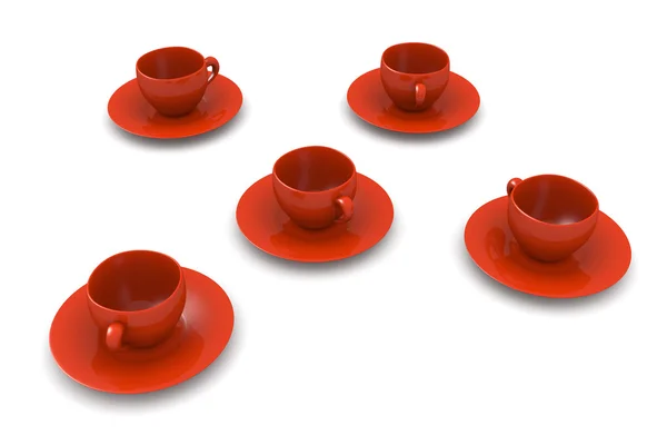 Koffie cups — Stockfoto