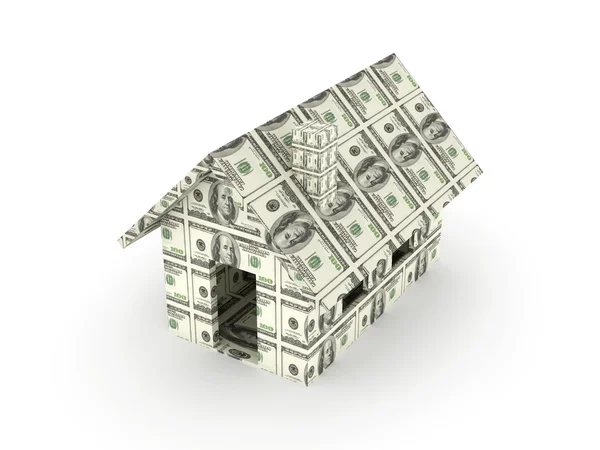 Dollar Toy House — Stock Photo, Image