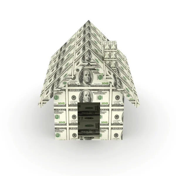 Dollar Toy House — Stock Photo, Image