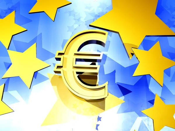Euro fond — Photo