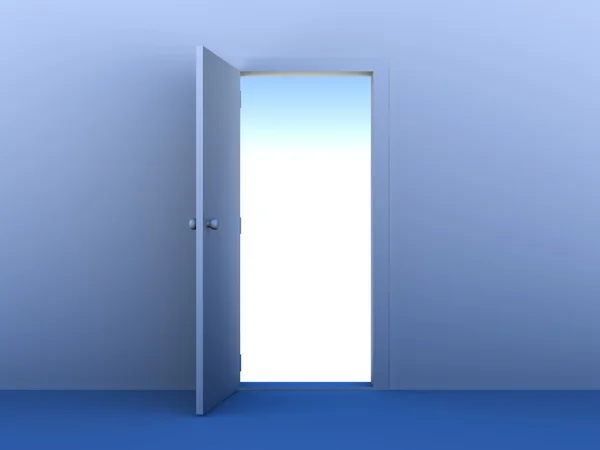 Nyitott ajtó — Stock Fotó