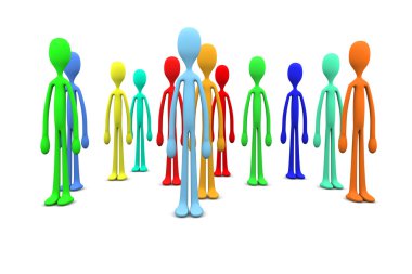 Diversity Crowd clipart