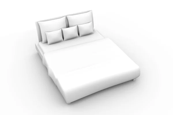 Ліжко — стокове фото