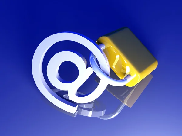 Email seguro — Fotografia de Stock