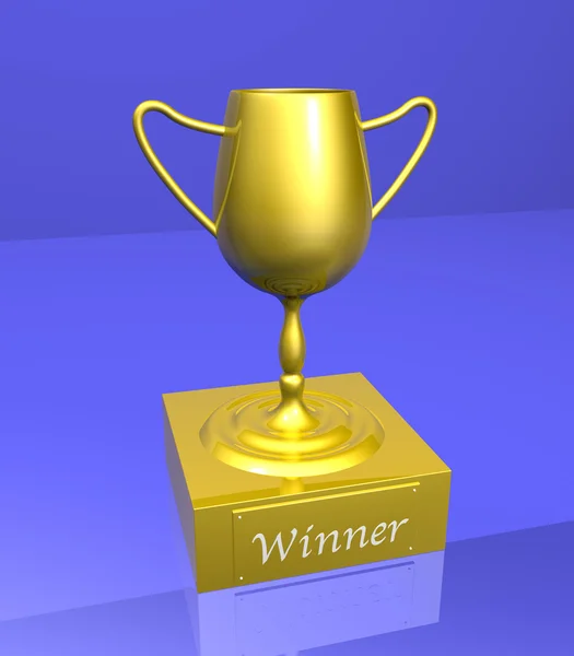 Winnaars trofee — Stockfoto