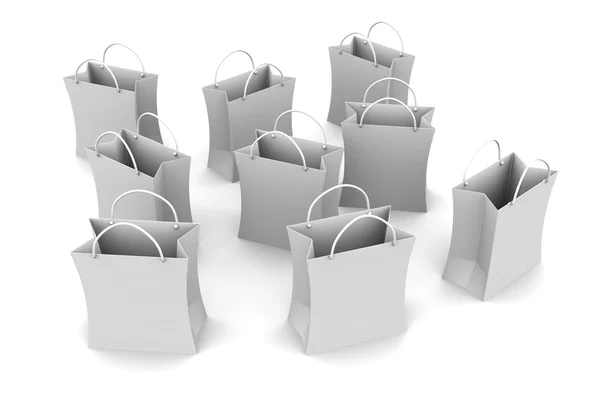 Paper shopping Bags — Stock Photo, Image