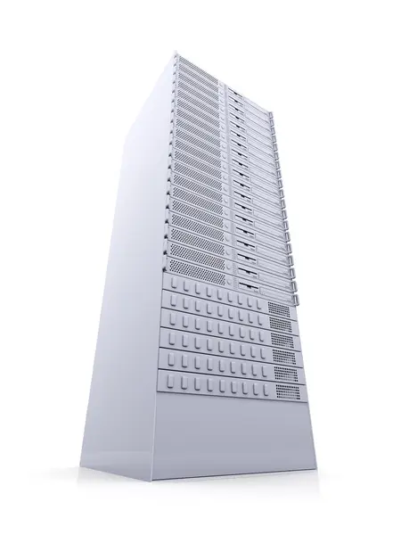 19-дюймовий сервер башта — стокове фото