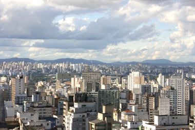 Skyline of Sao Paulo clipart