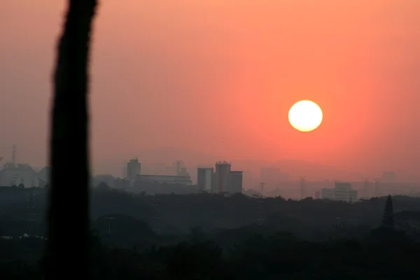 stock image Sunset over Sao Paulo