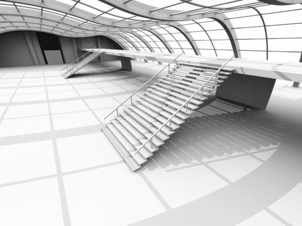 Архитектура коридоров — стоковое фото
