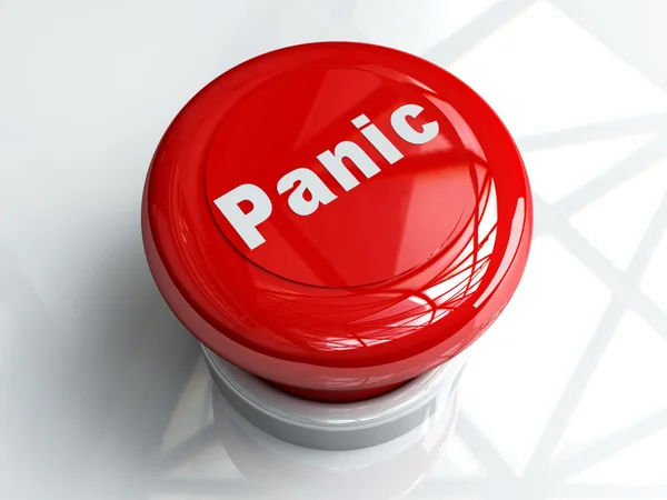 Przycisk paniki — Zdjęcie stockowe