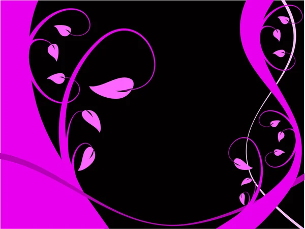 Фіолетовий абстрактний квітковий фон — стоковий вектор