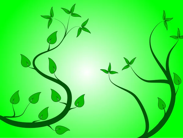 Зелений квітковий фон — стоковий вектор
