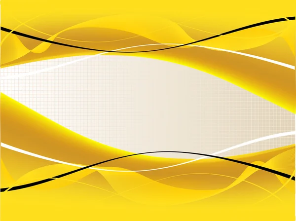 Ein gelb-weißer abstrakter Hintergrund — Stockvektor