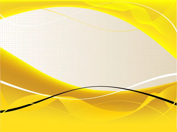 Une carte de visite jaune et blanche — Image vectorielle