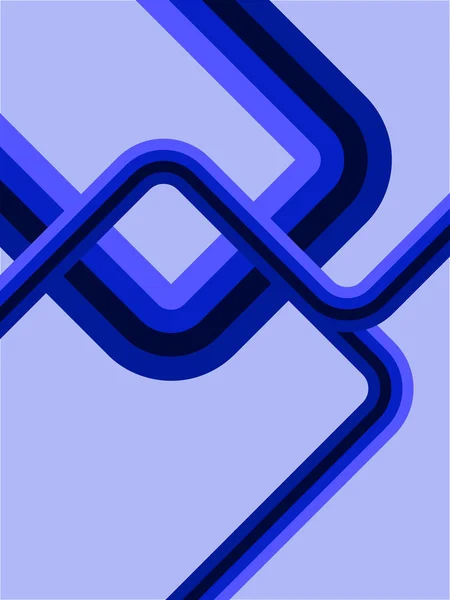 Blue Abstract Retro Vector Background — Stock Vector