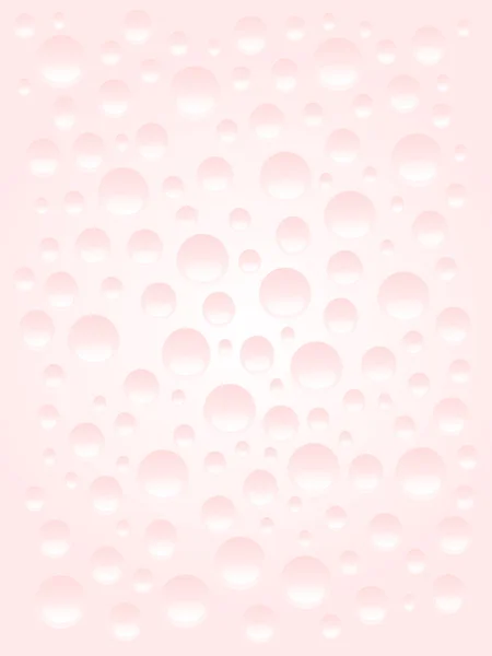 Pink Rain Drops Background — Stock Vector