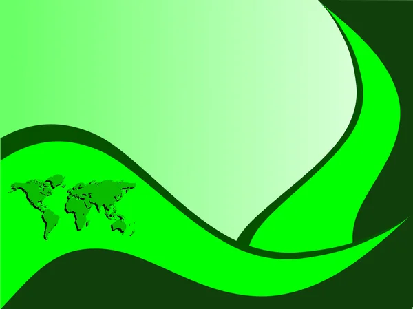 绿色名片模板 — 图库矢量图片