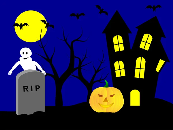 Illustration vectorielle d'Halloween — Image vectorielle
