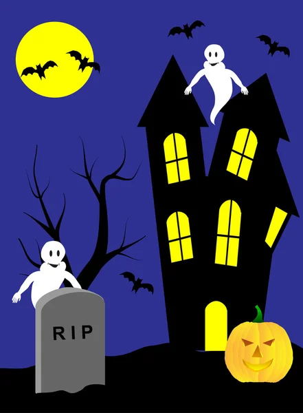 Illustration vectorielle d'Halloween — Image vectorielle