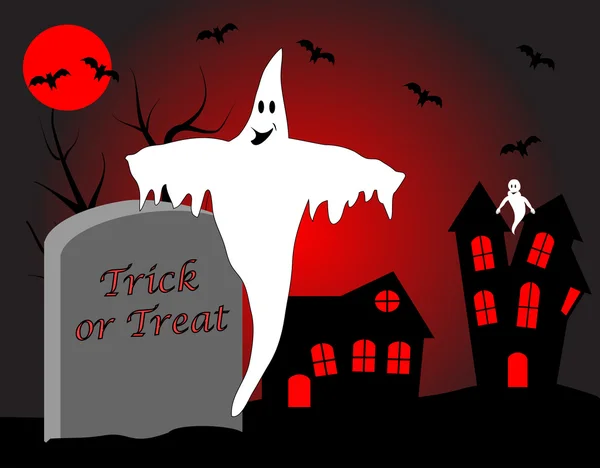 A halloween vector illustration — Stock Vector