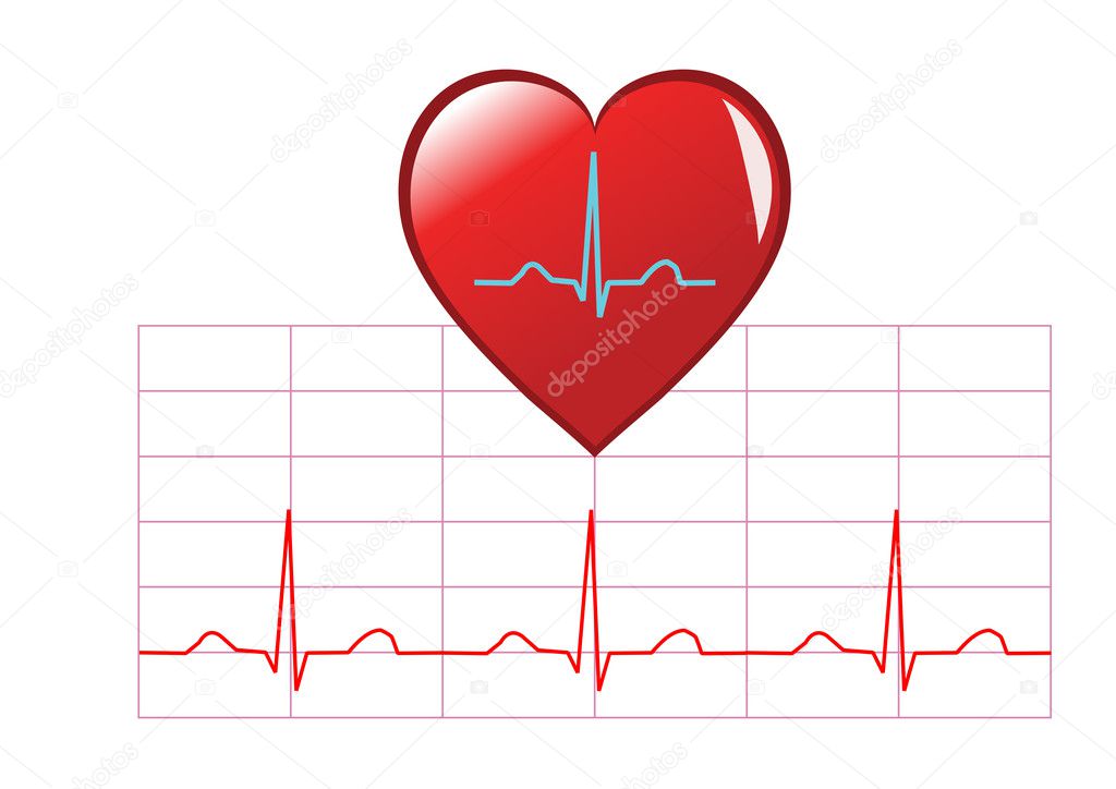 Healthy heart illustration