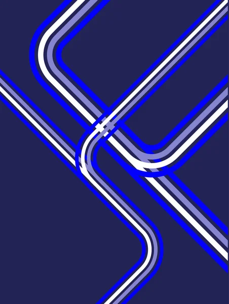 Bleu rétro Illustration de fond — Image vectorielle