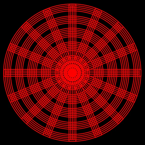 Un patrón circular abstracto — Vector de stock