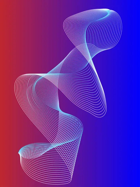 Un patrón de vector de onda abstracta — Archivo Imágenes Vectoriales