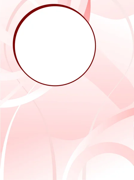粉红色的名片或宣传册封面 — 图库矢量图片