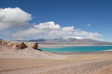 Laguna verde, Atacama, chile clipart