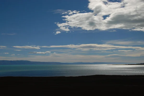 Nubes sobre el Estrecho de Magallanes — Foto de Stock